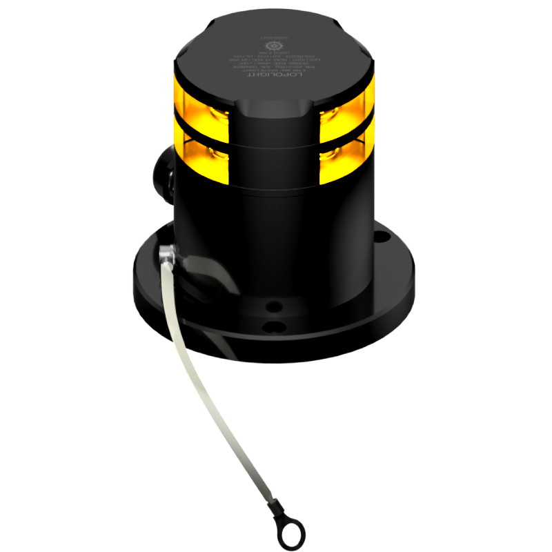 4nm 360° Yellow strobe, dbl, Ex Zone 1&2, iceclass